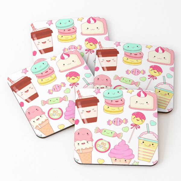 Item preview, Set of cute sweet in kawaii designed and sold by yellowideas.