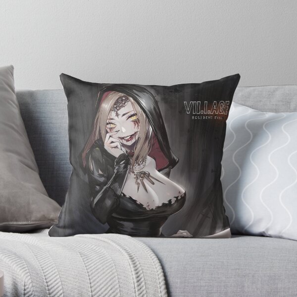 Daughter on Resident Evil Village Throw Pillow