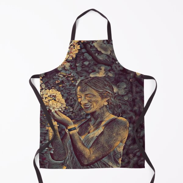 Item preview, GALATHI Lady Smelling Spring is Here Vintage - Flowers designed and sold by Galathi Designs.
