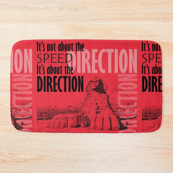 Item preview, Direction It's Not About The Speed It's about the Direction Red Background designed and sold by SpiritGifts.