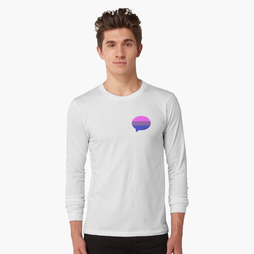 subtle bi pride shirt