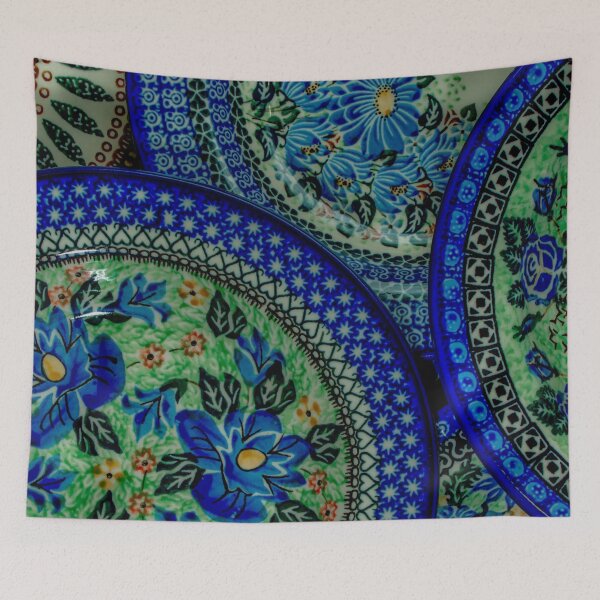 Item preview, Blue circle pattern poster designed and sold by JD369.