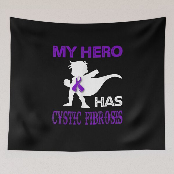 Item preview, MY HERO HAS CYSTIC FIBROSIS T SHIRT Basic Novelty Tees designed and sold by IANVALD.
