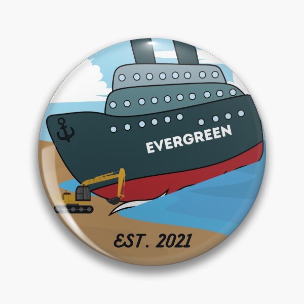 Item preview, Suez canal evergreen ship meme designed and sold by KushMerch.