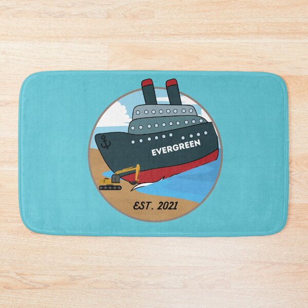Item preview, Suez canal evergreen ship meme designed and sold by KushMerch.