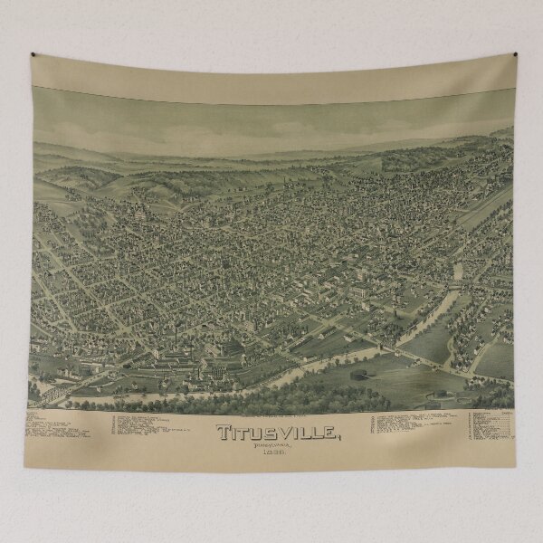 Item preview, Titusville, Pennsylvania (1896) designed and sold by allhistory.
