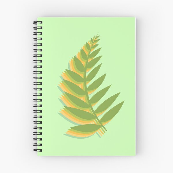 Item preview, Green and yellow aesthetic minimalist fern leaf design designed and sold by TiggsDesigns.