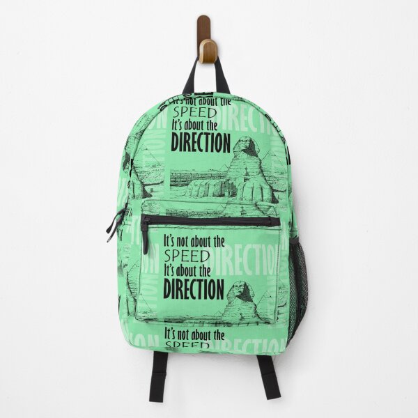 Item preview, Direction It's Not About The Speed It's About The Direction Green Background designed and sold by SpiritGifts.