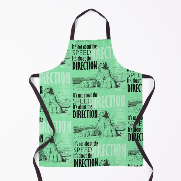 Item preview, Direction It's Not About The Speed It's About The Direction Green Background designed and sold by SpiritGifts.