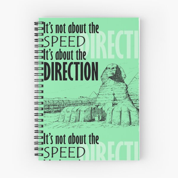 Item preview, Direction It's Not About The Speed It's About The Direction Green Background designed and sold by SpiritGifts.