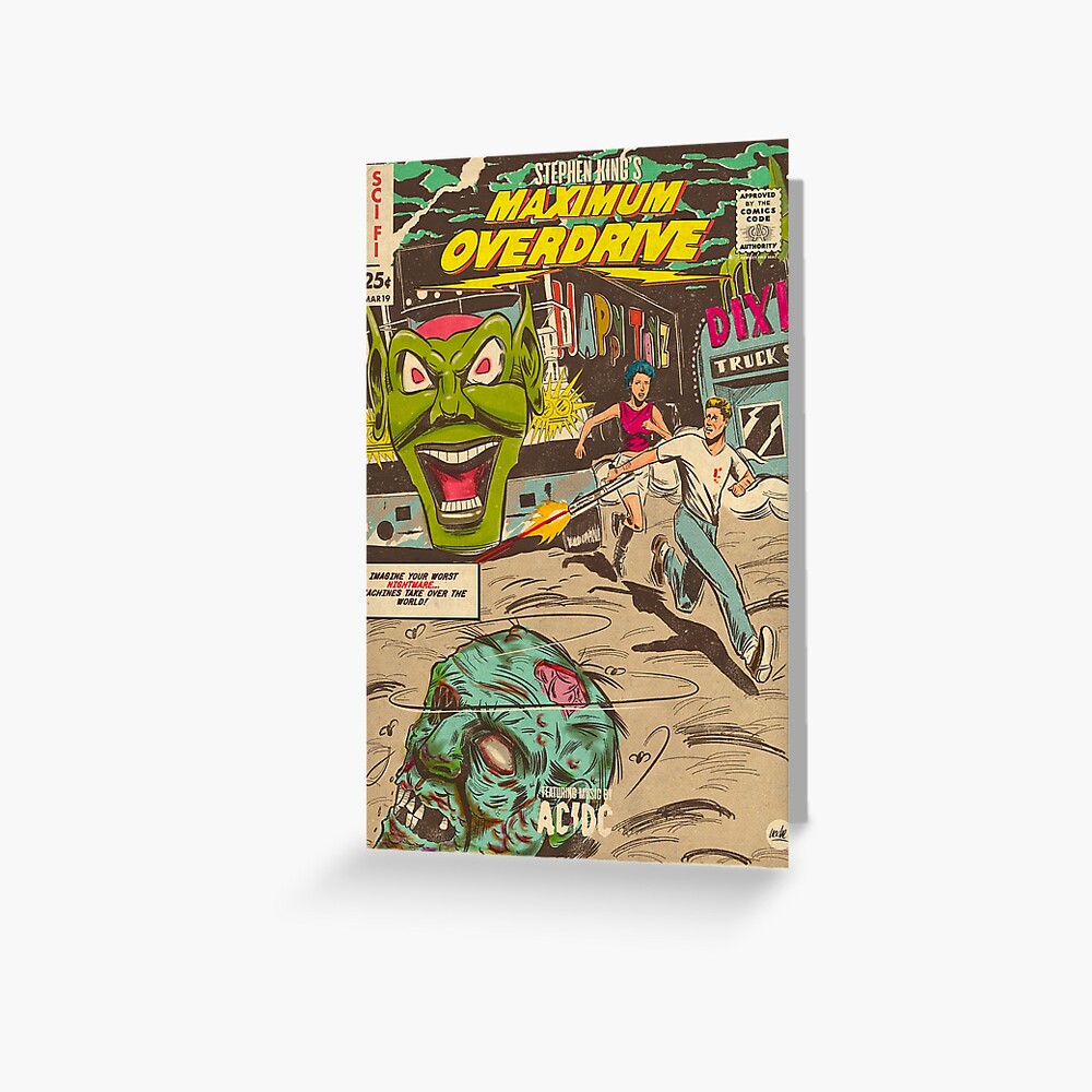 LA Clippers Vintage Comic Book Parody Greeting Card by Nache Ramos