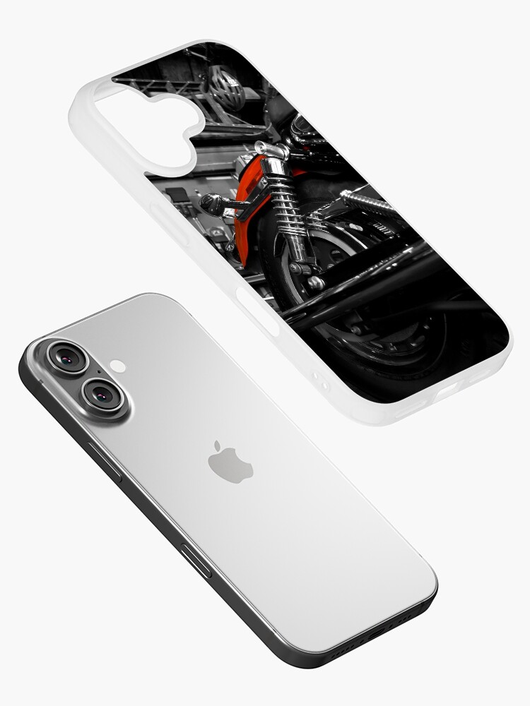 Thumbnail 2 of 5, iPhone Case, Red Bike designed and sold by macstrat.