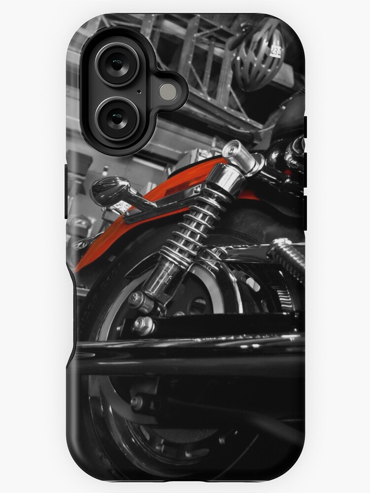 Thumbnail 1 of 4, iPhone Case, Red Bike designed and sold by macstrat.