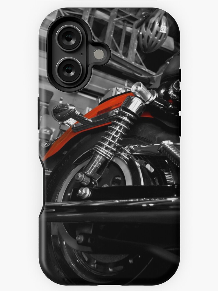 Thumbnail 1 of 4, iPhone Case, Red Bike designed and sold by macstrat.