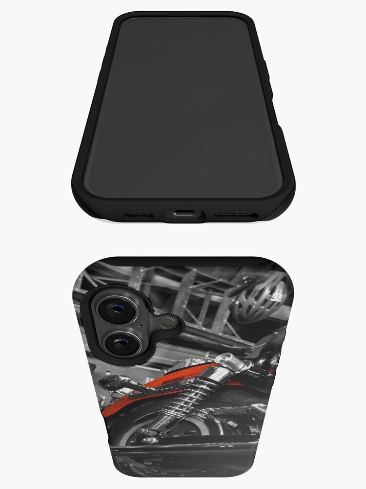 Thumbnail 3 of 4, iPhone Case, Red Bike designed and sold by macstrat.