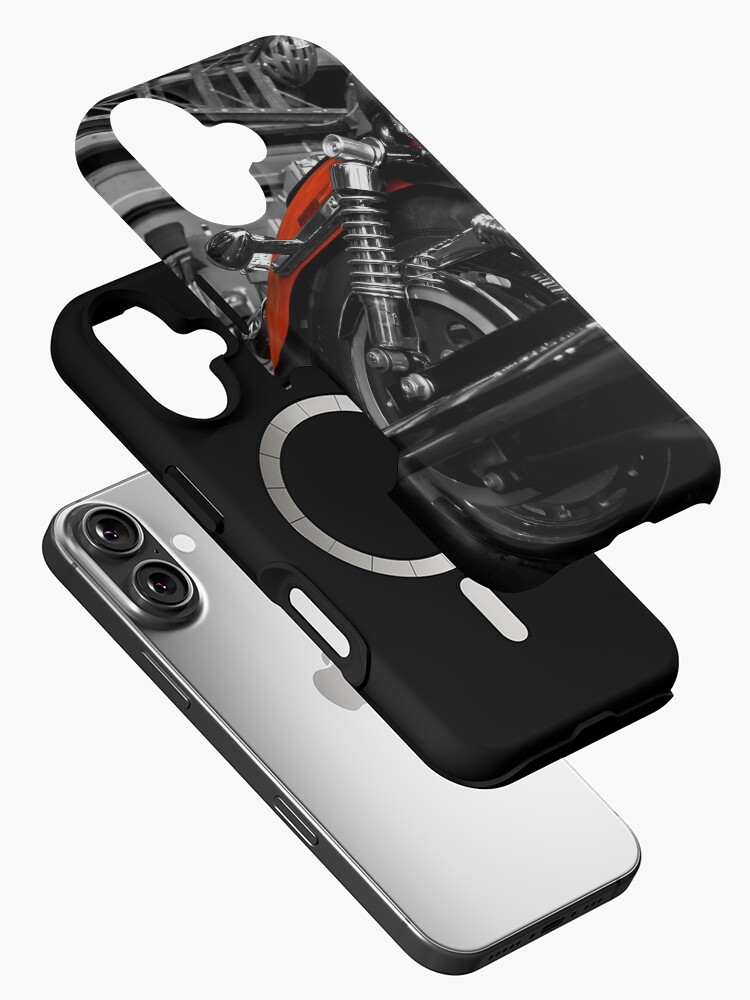 Thumbnail 2 of 4, iPhone Case, Red Bike designed and sold by macstrat.