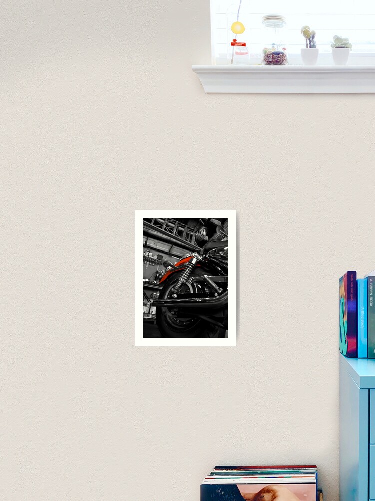Thumbnail 2 of 3, Art Print, Red Bike designed and sold by macstrat.