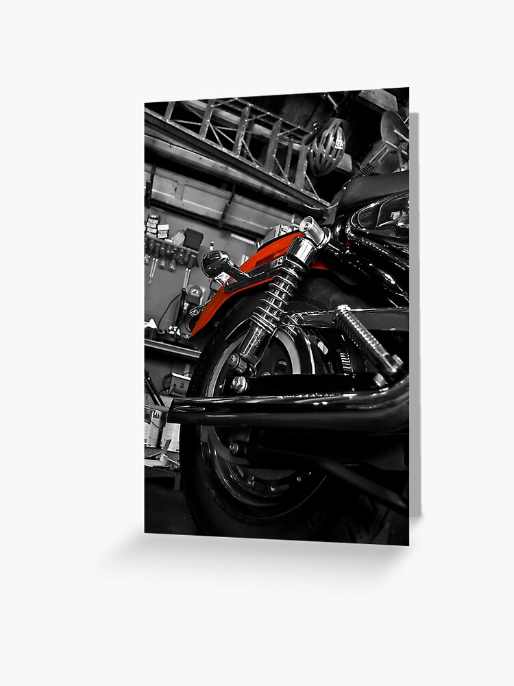 Thumbnail 1 of 2, Greeting Card, Red Bike designed and sold by macstrat.