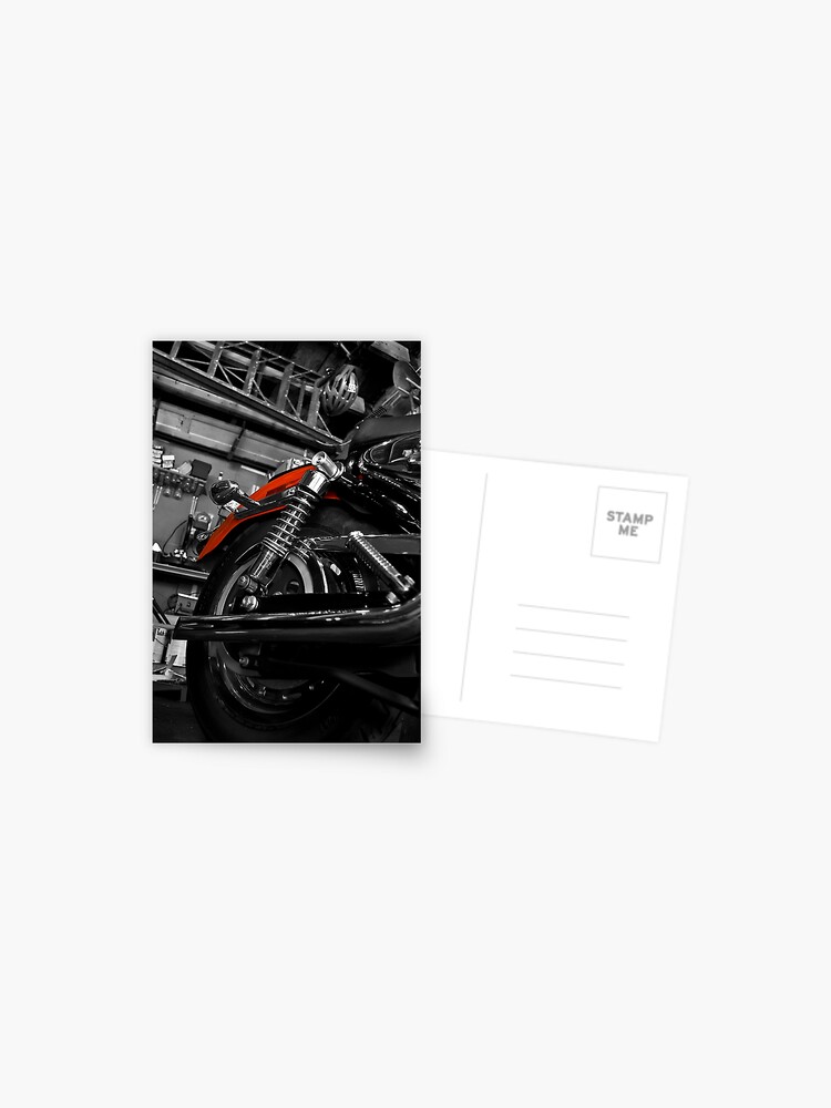 Thumbnail 1 of 2, Postcard, Red Bike designed and sold by macstrat.