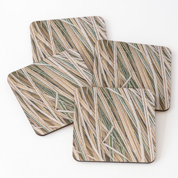 Item preview, Grass covered with hoarfrost - sugar-sweet designed and sold by Ingo Gerlach.