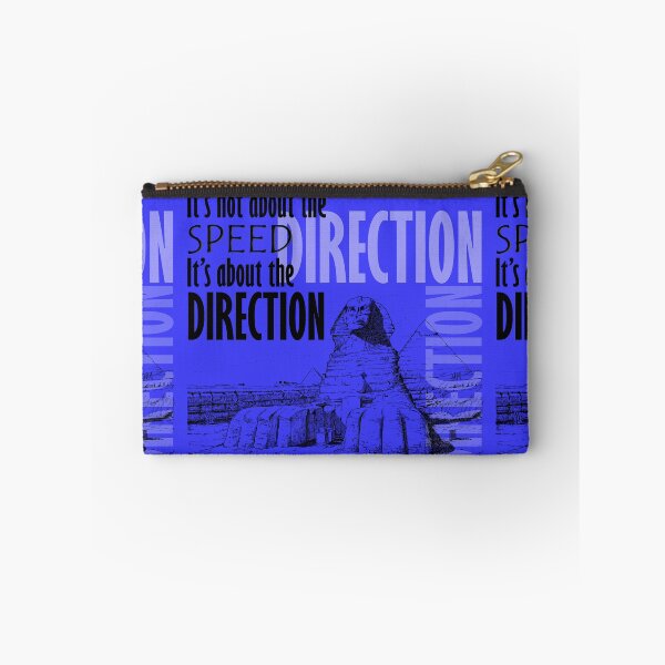 Item preview, Direction It's Not About The Speed It's About The Direction Blue Background designed and sold by SpiritGifts.