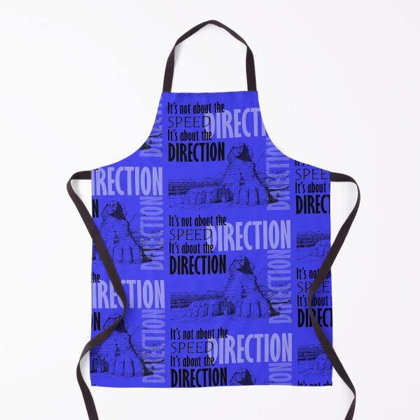 Item preview, Direction It's Not About The Speed It's About The Direction Blue Background designed and sold by SpiritGifts.
