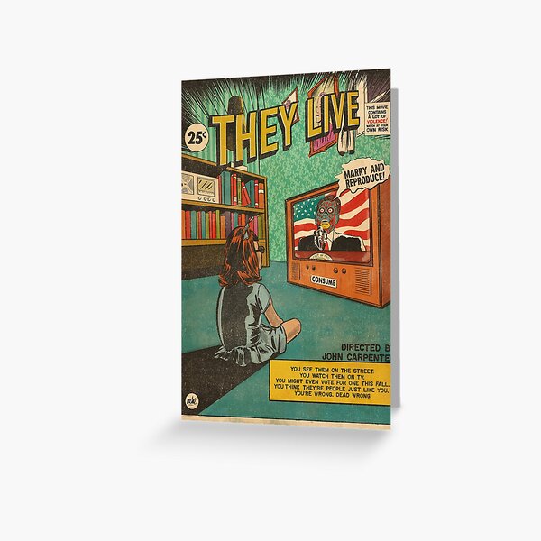 Vista previa del artículo con la obra «They Live», diseñado y vendido por Nache Ramos.