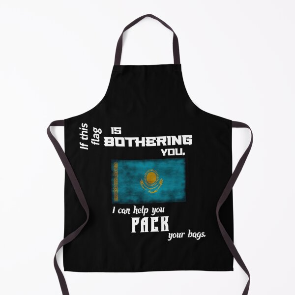 Item preview, Kazakhstan flag - pack your bags designed and sold by 2Girls1Shirt.