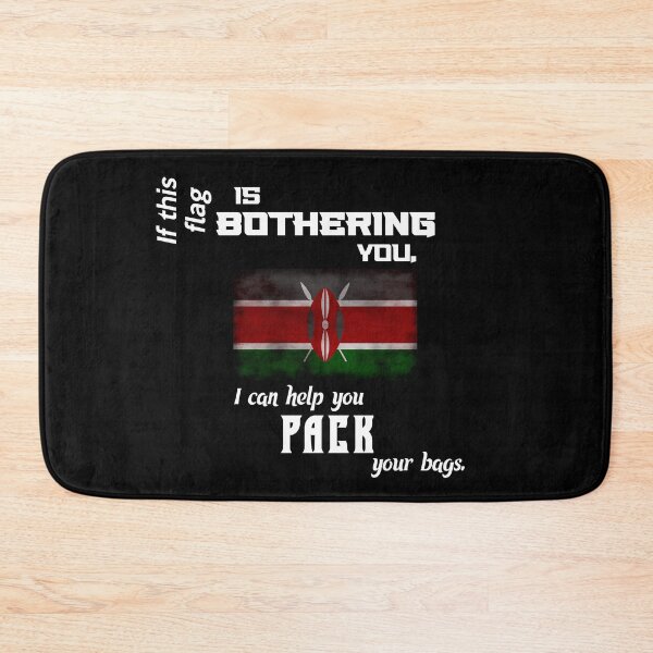 Item preview, Kenyan flag - pack your bags designed and sold by 2Girls1Shirt.