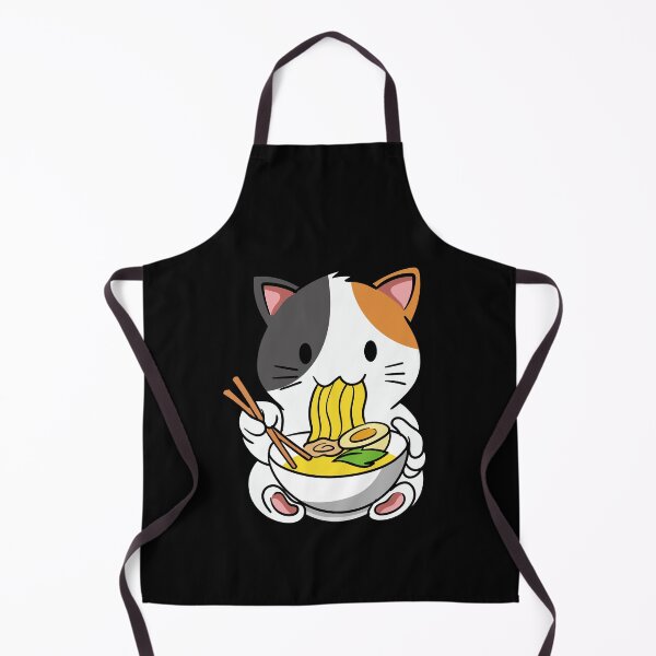Artikelvorschau, Katze Ramen NUdelsuppe entworfen und verkauft von ElBeDesigns.