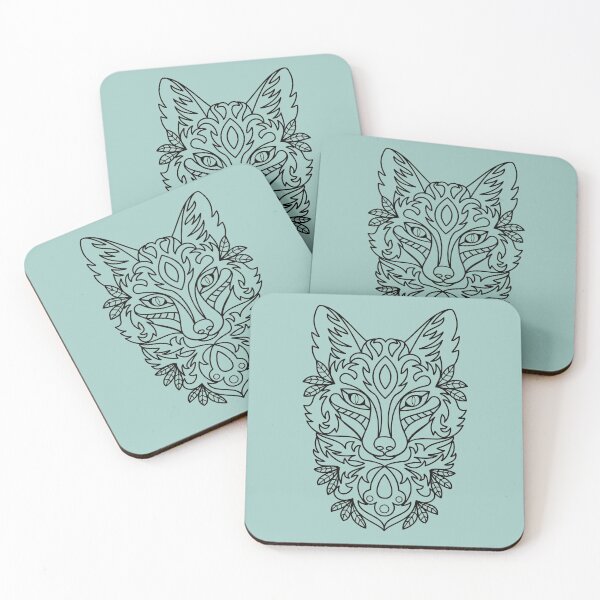 Item preview, Fox line art designed and sold by Nancylutfi.