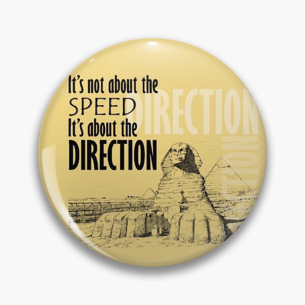 Item preview, Direction It's Not About The Speed It's About The Direction Cream Background designed and sold by SpiritGifts.
