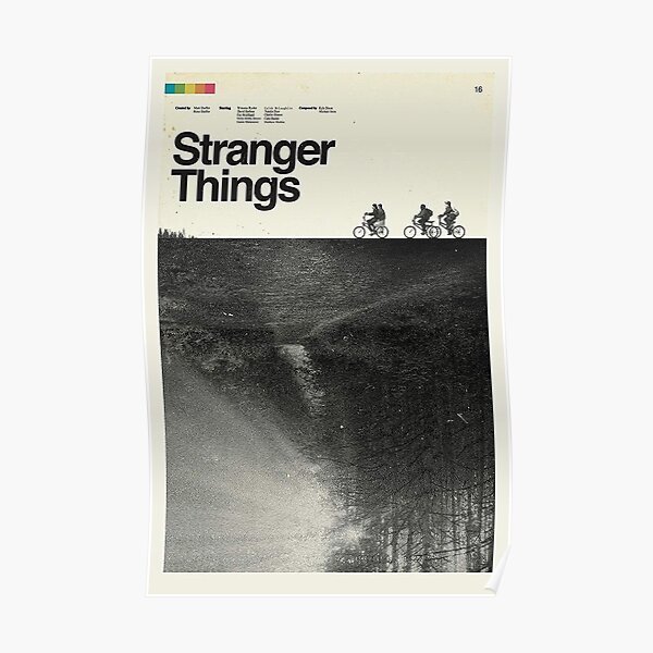 stranger things poster Poster