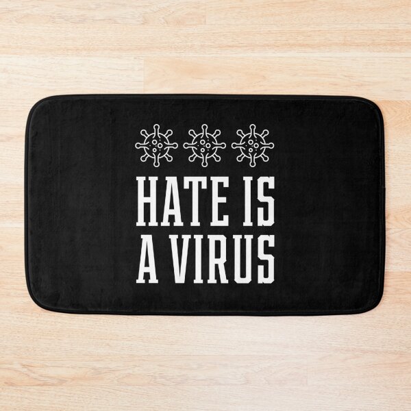 Item preview, Hate Is A Virus - Anti Asian Racism designed and sold by DiogoCalheiros.