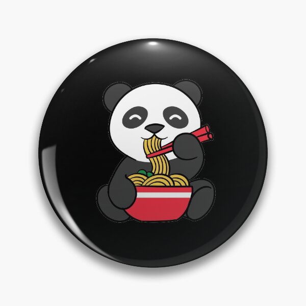 Item preview, Panda Eats Ramen Soup designed and sold by ElBeDesigns.