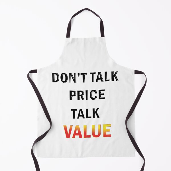Item preview, Don't Talk Price, Talk Value designed and sold by LifeOrganizers.