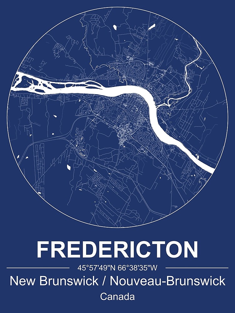 Fredericton NB Map