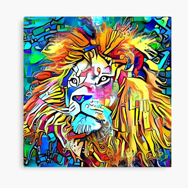 Leinwanddrucke Abstrakte Tiermalerei Redbubble