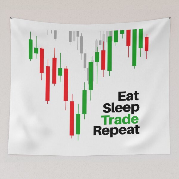 Item preview, Eat Sleep Trade Repeat designed and sold by OYDS.