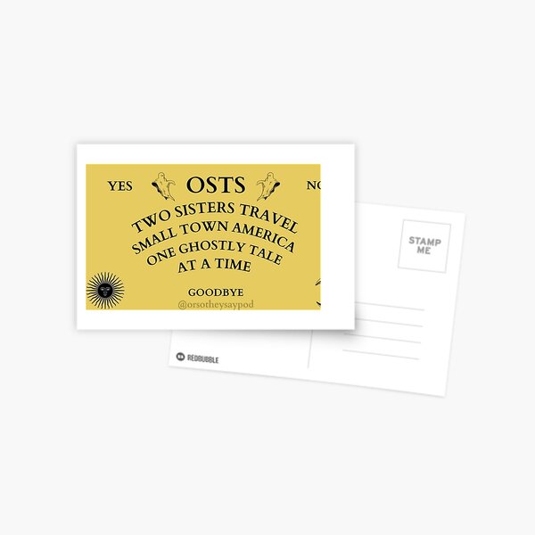 Or So They Say Ouija Postcard