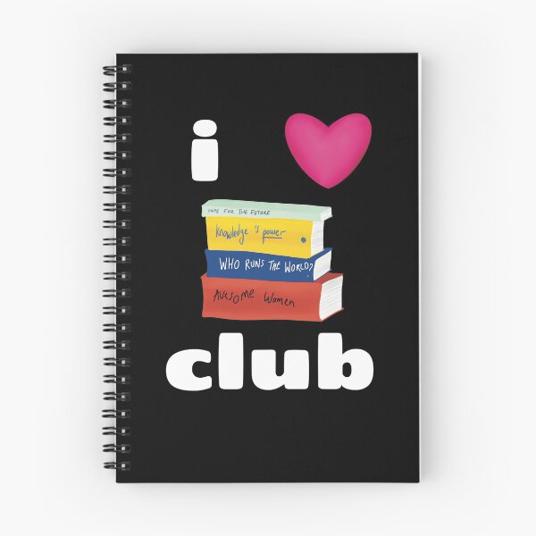 Item preview, I love book club (dark) designed and sold by flockadoodle.