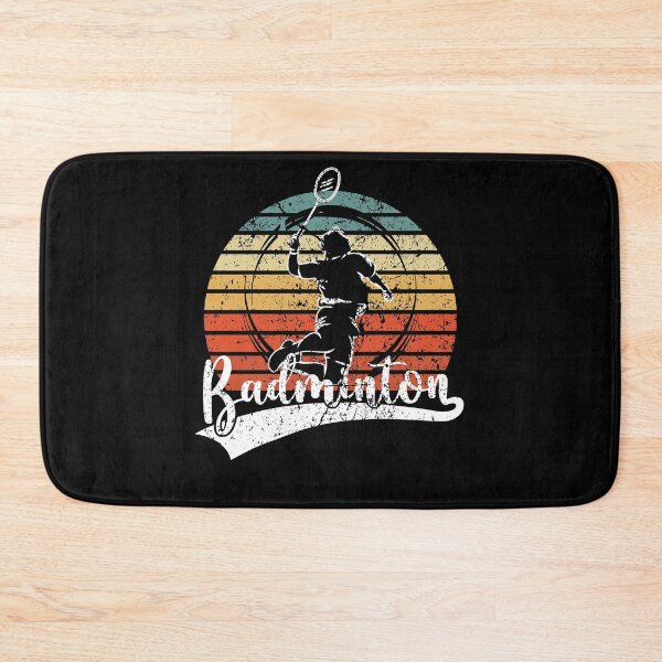 Item preview, Badminton Player Racket Shuttlecock Retro Vintage designed and sold by besTmanuFacture.