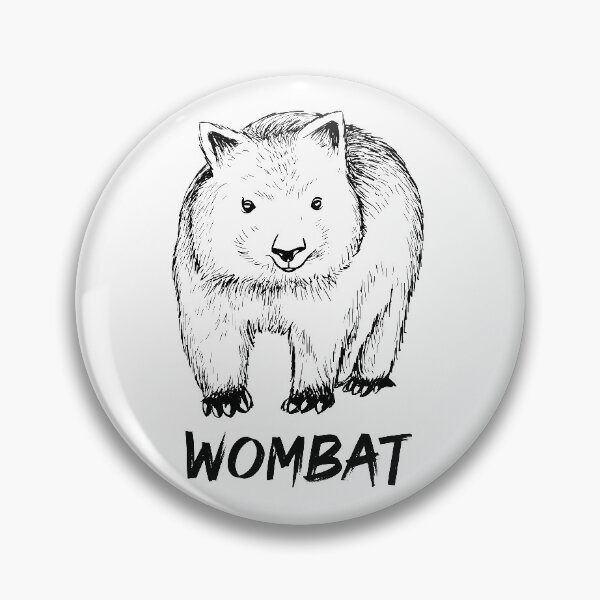 Artikelvorschau, Australischer Wombat entworfen und verkauft von ElBeDesigns.