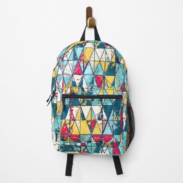 Item preview, Colorful vibrant geometric pattern with texture designed and sold by PaulKDesign.