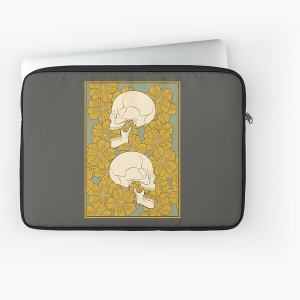 Skull Profile Laptop Sleeve
