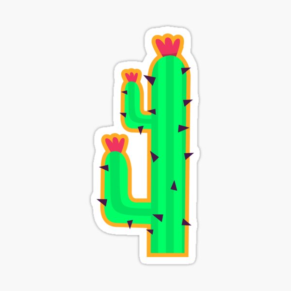 Saguaro Cactus Carnegiea Gigantea Emoji Design Sticker For Sale By