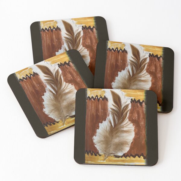 Item preview, Indie Brown and Yellow Feather designed and sold by JeysArtDesign.