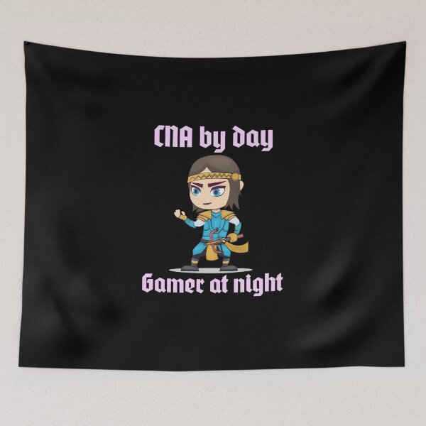 Item preview, CNA by day gamer by night designed and sold by JustSaiyan1.