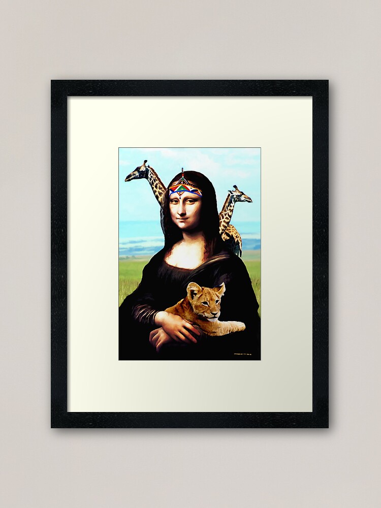Alternate view of Gioconda Travelling - Africa Framed Art Print