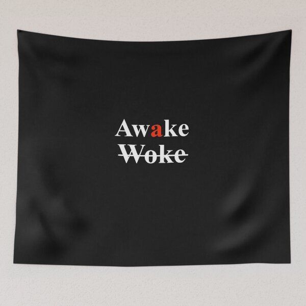Item preview, Awake not Woke designed and sold by JohnPC123.
